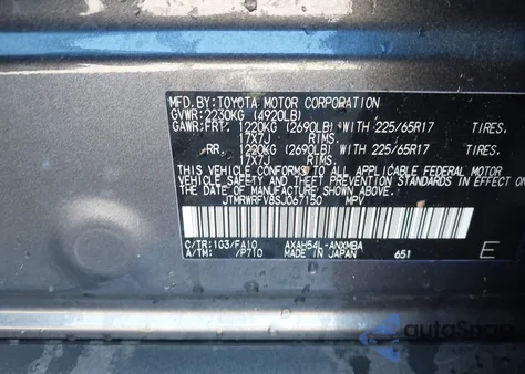 2025 Toyota Rav4 Hybrid Xle z USA, uszkodzony, nr VIN JTMRWRFV8SJ067150